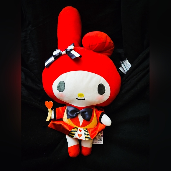 My Melody Plush - Medium - Queen Of Hearts - UFO Japan Exclusive - Rare - Sanrio - Picture 1 of 2